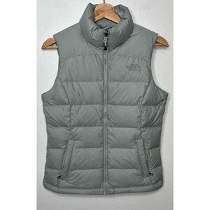 The North Face Puffer Vest 700 Series Light Grey Down Filled Woman’s Small